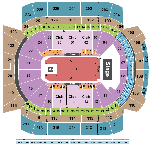 Climate Pledge Arena Andrea Bocelli Seating Chart